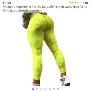 Butt lifting high waist yoga pants